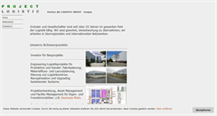 Desktop Screenshot of project-logistic.de