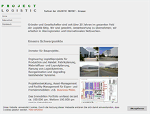 Tablet Screenshot of project-logistic.de